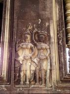Asisbiz Angkor Wat Khmer architecture bas relief devatas Siem Reap 22