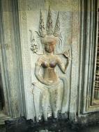 Asisbiz Angkor Wat Khmer architecture bas relief devatas Siem Reap 64