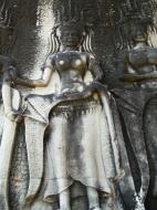 Asisbiz Angkor Wat Khmer architecture bas relief devatas Siem Reap 77