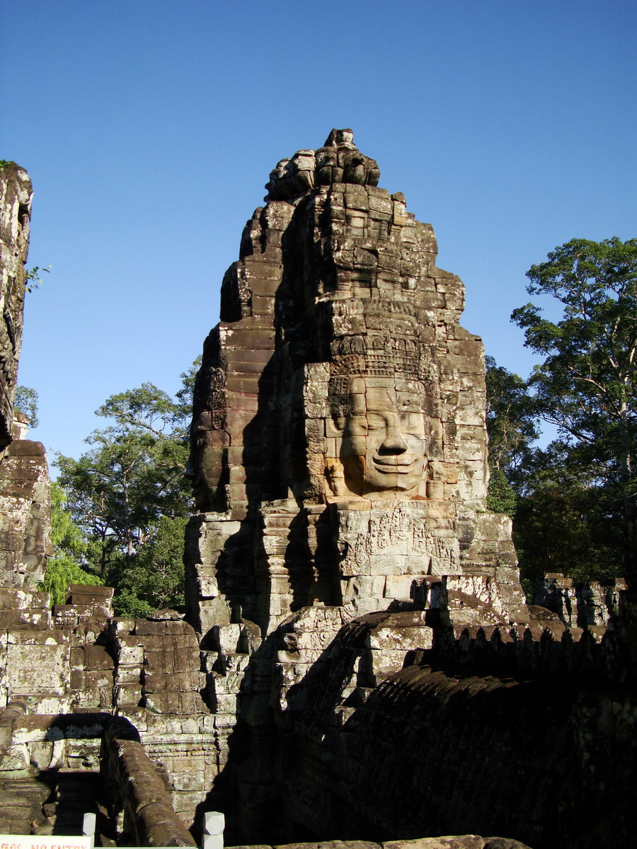 Bayon Temple NW inner gallery face towers Angkor Siem Reap 34