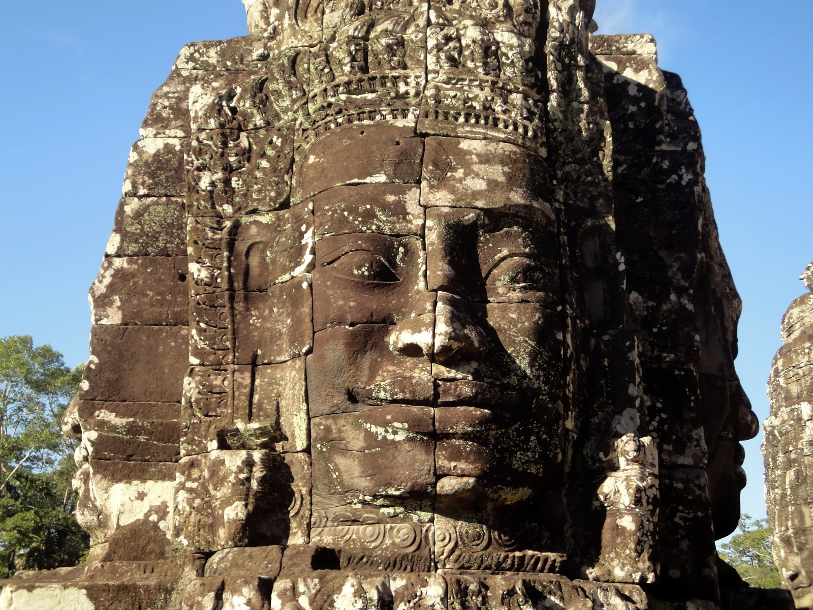 Bayon Temple various aspects face towers Angkor Siem Reap 15