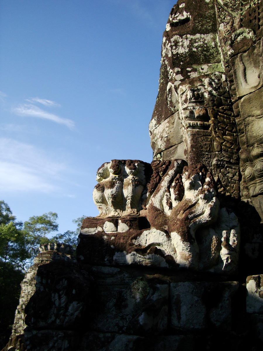 Bayon Temple various aspects face towers Angkor Siem Reap 43