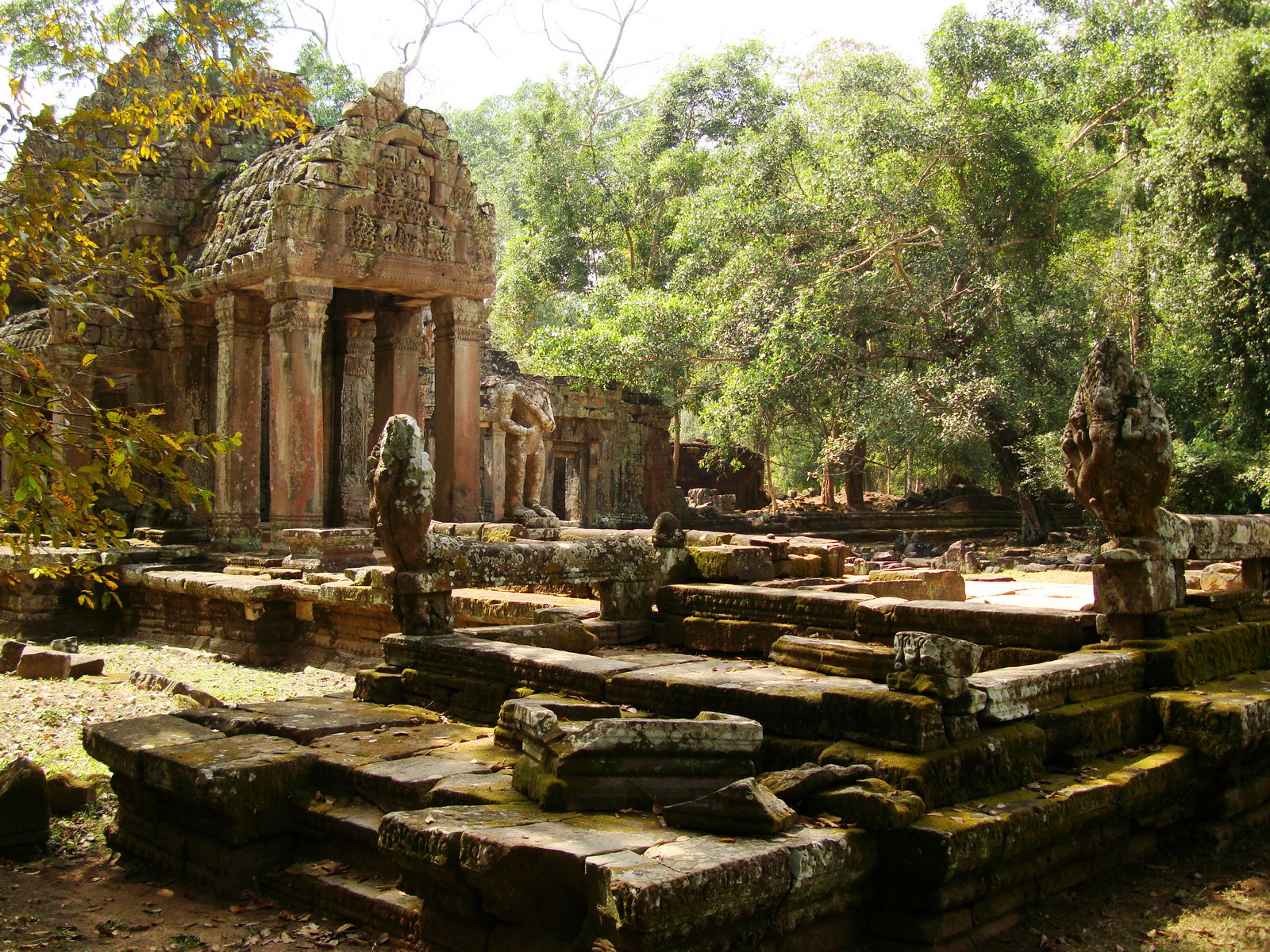 Preah Khan 12th century Khmer Style Northern Gopura Angkor Thom 05