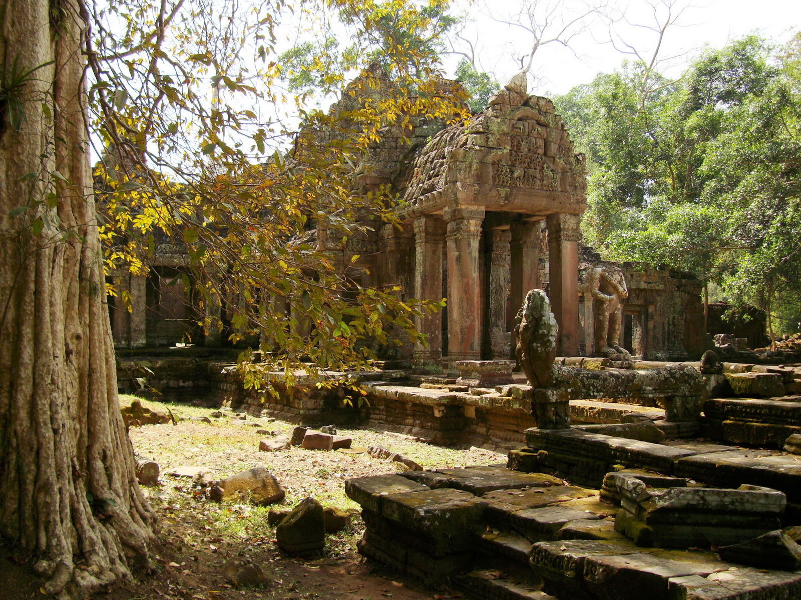 Preah Khan 12th century Khmer Style Northern Gopura Angkor Thom 06