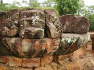 Asisbiz Lion Terrace of the Elephants walled city Angkor Thom 07