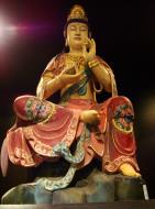 Asisbiz Chinese Buddhist Bodhisattva glazed pottery statue Jade Buddha Temple 01