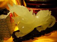 Asisbiz Green jade figurine of a dragon Jade Buddha Temple shop 01
