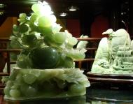 Asisbiz Green jade figurine of apples Jade Buddha Temple shop 01