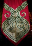 Asisbiz Jade Buddha Temple Grand Hall main Buddhas fabric decorations 01