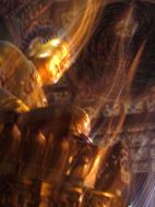 Asisbiz Jade Buddha Temple Grand Hall main Buddhas showing its spiritual energy 01