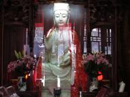 Asisbiz Jade Buddha Temple annex Bodhisattva statues and meditation area 08