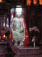 Asisbiz Jade Buddha Temple annex Bodhisattva statues and meditation area 09