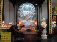 Asisbiz Jade Buddha Temple seated Bodhisattva Avalokitesvara (Kuan Yin) with many hands 02