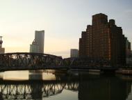 Asisbiz Waibaidu Bridge built 1907 Changzhi Rd spaning Suzhou creek Huangpu District Shanghai China 07