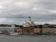 Asisbiz Helsinki Cathedral seen from Helsinki harbor Finland 01