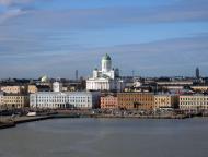 Asisbiz Helsinki Cathedral seen from Helsinki harbor Finland 02
