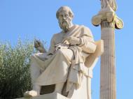 Asisbiz Statue of Plato the Greek philosopher was sculpted by Leonidas Drosis and Attilio Picarelli 04