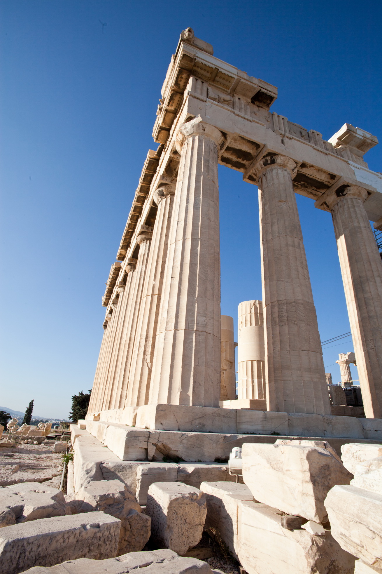 Site 01 Parthenon columns or pillars Acropolis Athens Greece 03