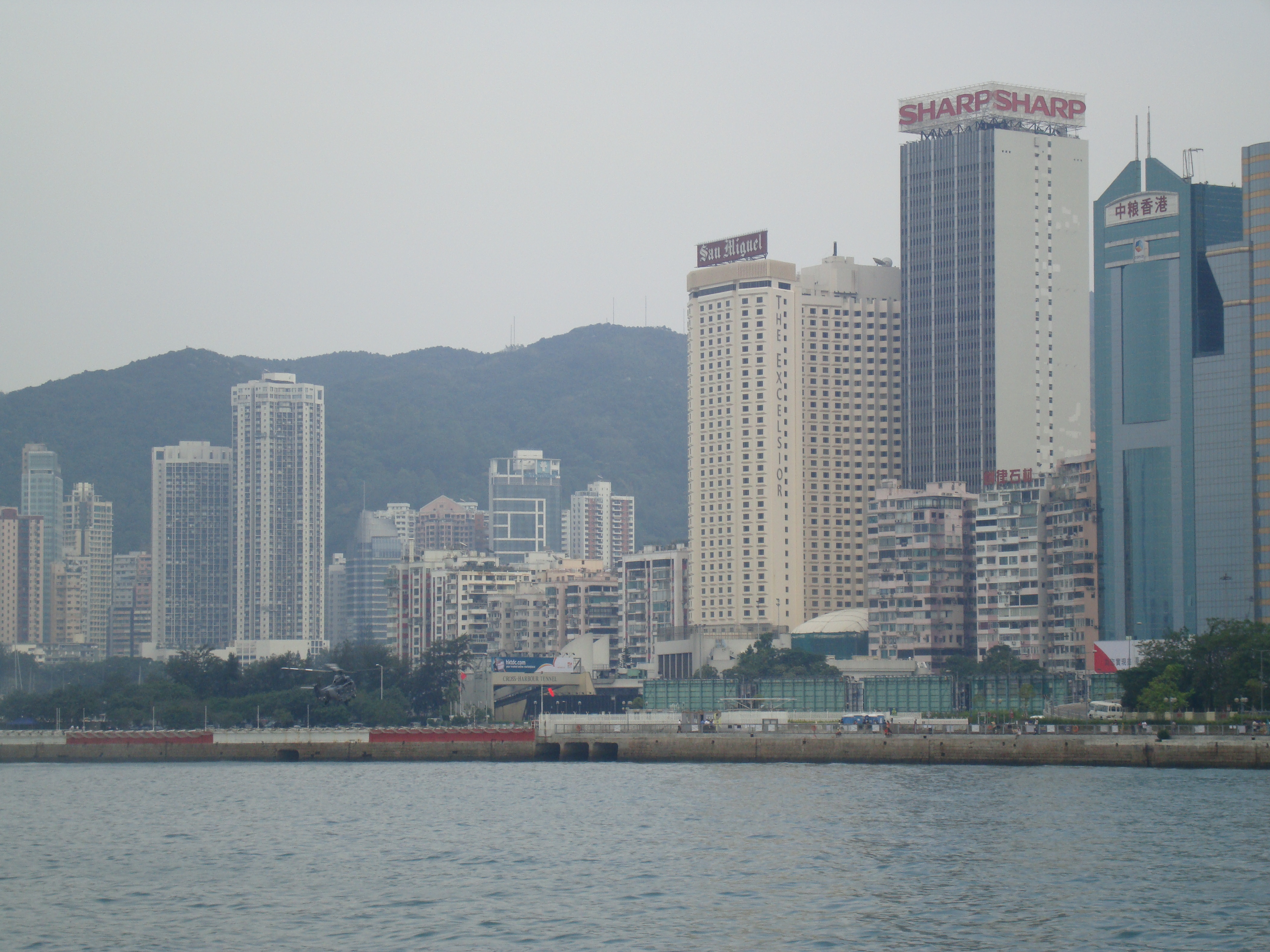 HK the Excelsior viewed from star ferry Oct 2008 01