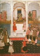 Asisbiz A painting of the Shah Jahan Court