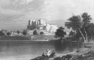 Asisbiz A painting of the Amber Fort Jaipur 1858