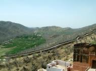 Asisbiz Rajasthan Jaipur Amber Fort panoramic views India Apr 2004 05