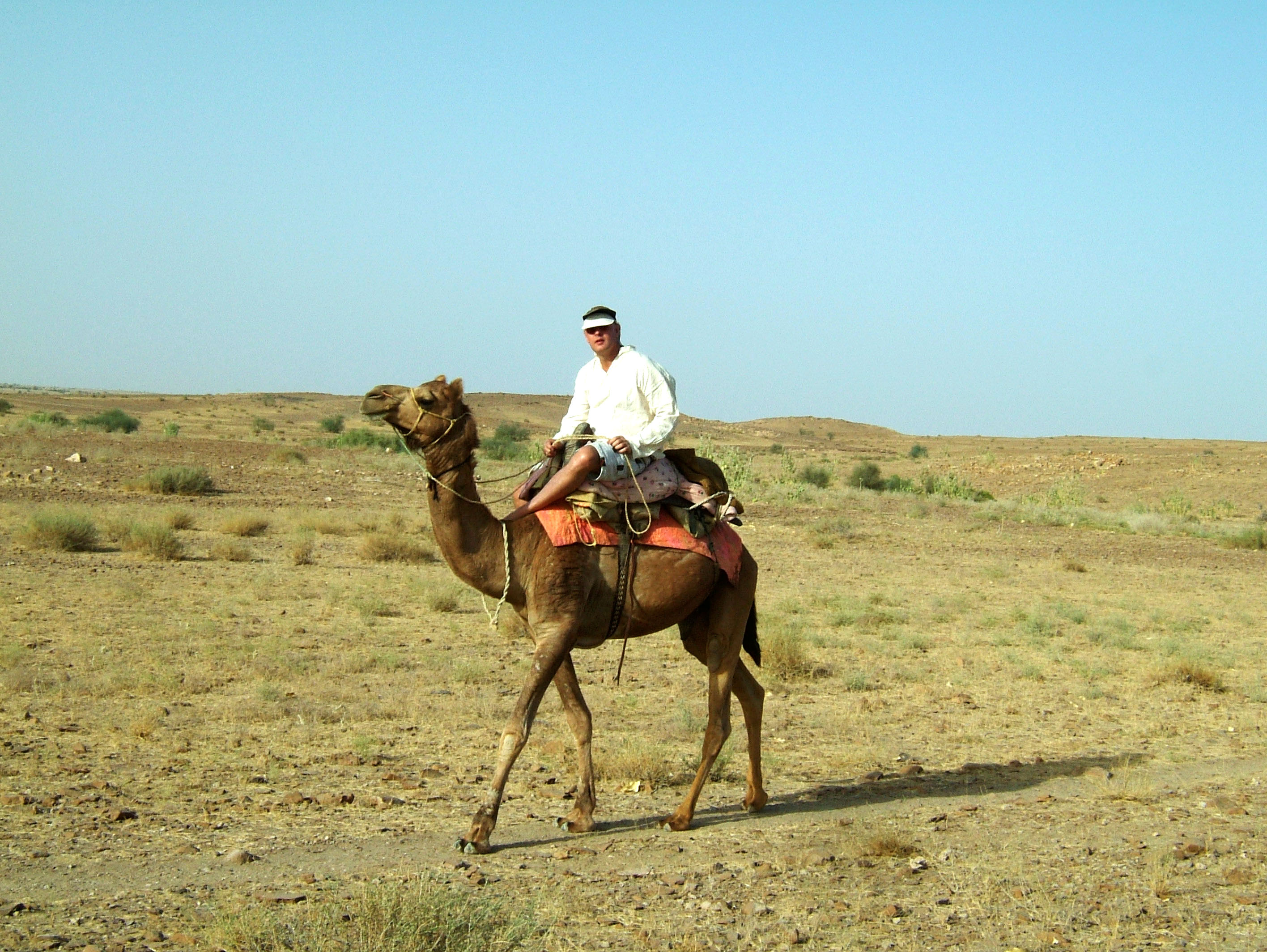 Rajasthan Jaisalmer Camel Safari Thar Desert India Apr 2004 02