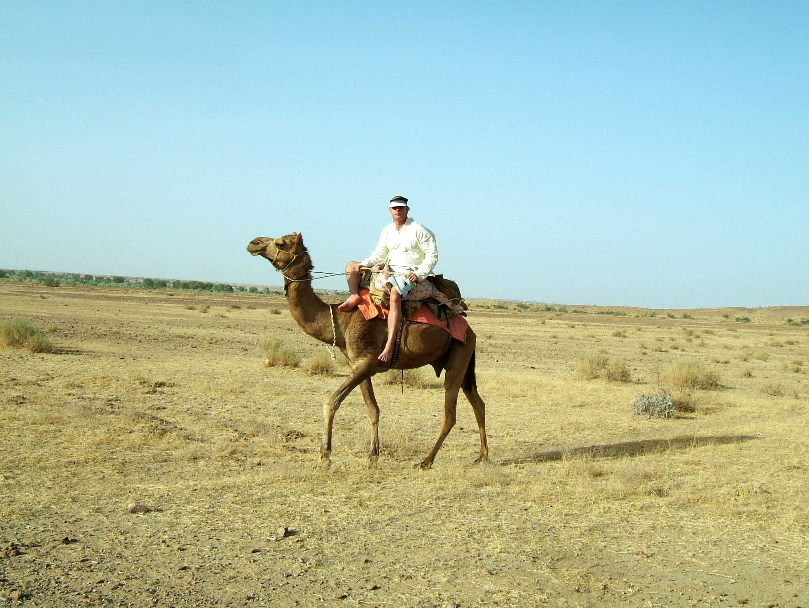 Rajasthan Jaisalmer Camel Safari Thar Desert India Apr 2004 03