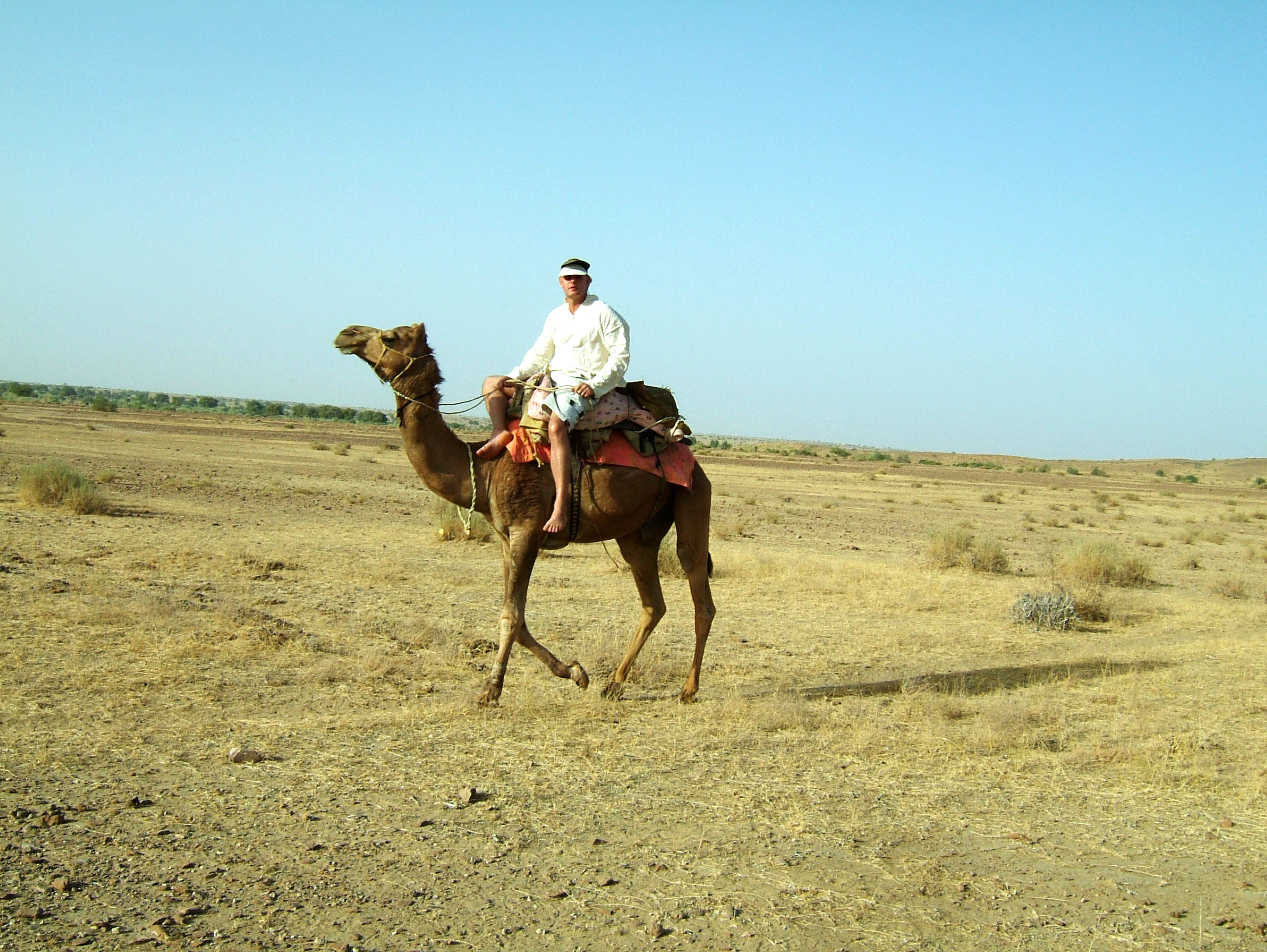Rajasthan Jaisalmer Camel Safari Thar Desert India Apr 2004 05