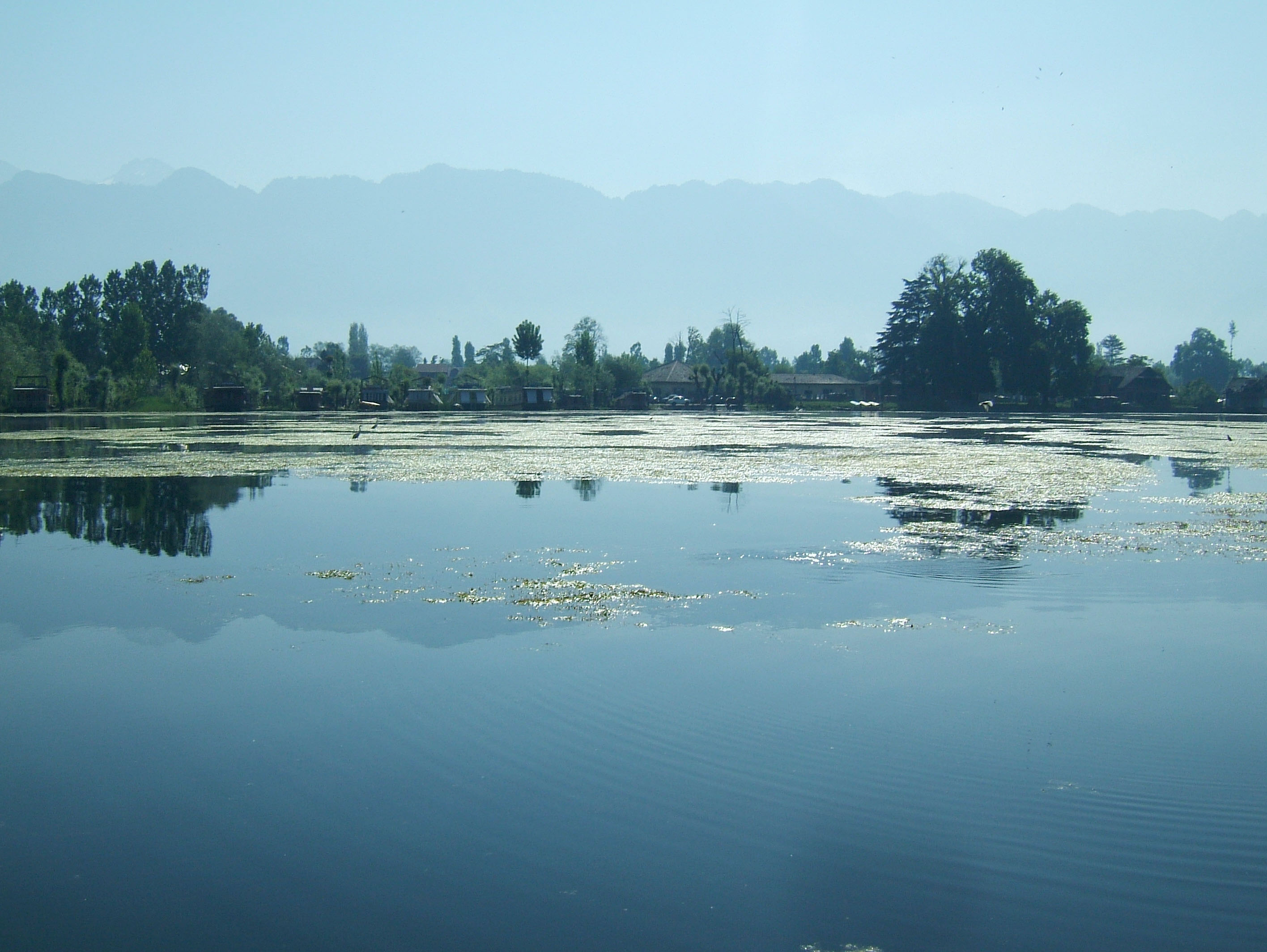 Kashmir Srinagar Dal lake panoramic views India India Apr 2004 072