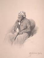 Asisbiz Art Drawing Gulab Singh 1847