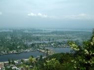Asisbiz Kashmir panoramic view of Dal Lake and the city of Srinagar India Apr 2008 04