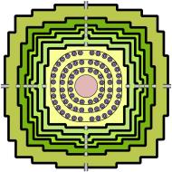 Asisbiz Java Yogyakarta Yogya Borobudur Pagoda Ground Plan