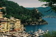 Asisbiz Travel photos featuring the marina around panoramic Portofino Tigullio Gulf Liguria Italy 01