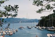 Asisbiz Travel photos featuring the marina around panoramic Portofino Tigullio Gulf Liguria Italy 04