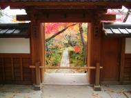 Asisbiz Rokuon ji Temple walkways Kyoto Japan Nov 2009 11