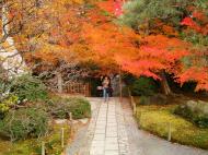 Asisbiz Rokuon ji Temple walkways Kyoto Japan Nov 2009 18