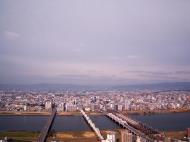 Asisbiz NTT Bridge and Juso Bridge Osaka Japan Nov 2009 03