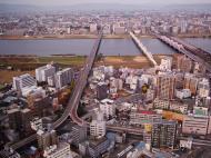 Asisbiz NTT Bridge and Juso Bridge Osaka Japan Nov 2009 05