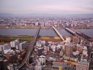 Asisbiz NTT Bridge and Juso Bridge Osaka Japan Nov 2009 06