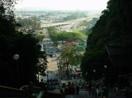 Asisbiz Selangor Sri Subramaniam Kovil Batu Caves entrance looking down Sep 2000 01