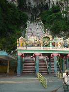 Asisbiz Selangor Sri Subramaniam Kovil Batu Caves stairway Sep 2000 01