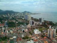 Asisbiz Penang Town center Lookout Mar 2001 09