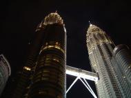 Asisbiz KL Petronas Twin Towers Malaysia at Night Mar 2001 07