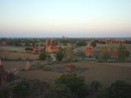 Asisbiz Myanmar Bagan sunset panoramic views Dec 2000 36