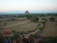 Asisbiz Myanmar Bagan sunset panoramic views Dec 2000 41