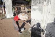 Asisbiz Naung Daw Gyi Mya Tha Lyaling Standing Buddha painters Jan 2010 01