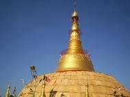 Asisbiz Yangon Botahtaung Pagoda Royal Palace main pagoda pond Jan 2010 11