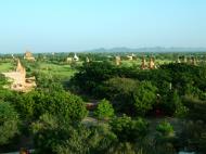 Asisbiz Pagan Dhamma ya zi ka Pagoda panoramic views Nov 2004 02