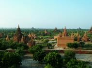 Asisbiz Pagan Dhamma ya zi ka Pagoda panoramic views Nov 2004 06